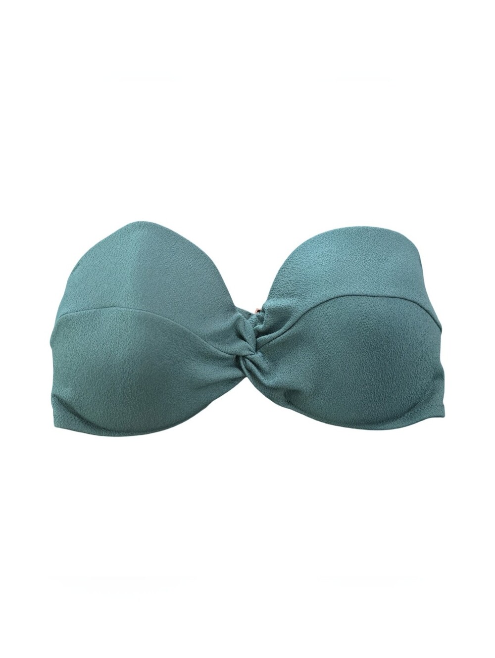 Shade & Shore Swim Twist Strapless Bandeau Bikini Top Beach Pool Vacation 36D